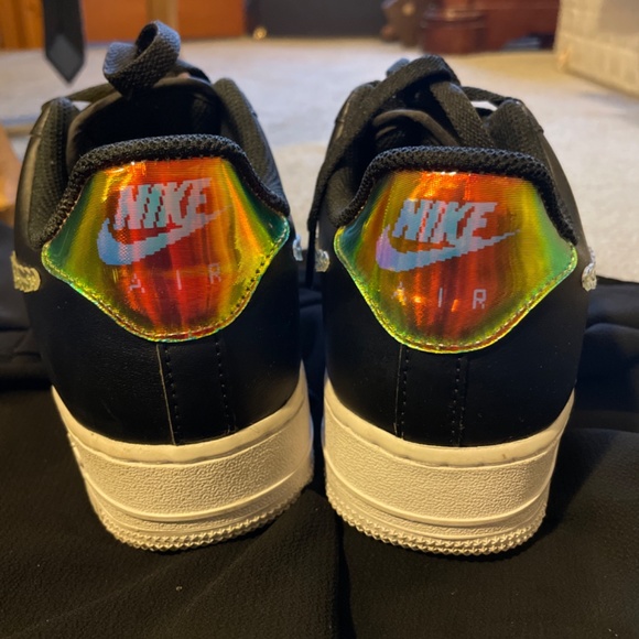 Nike Air Force 1 Low - Iridescent Pixel Swoosh Black - Picture 2 of 5